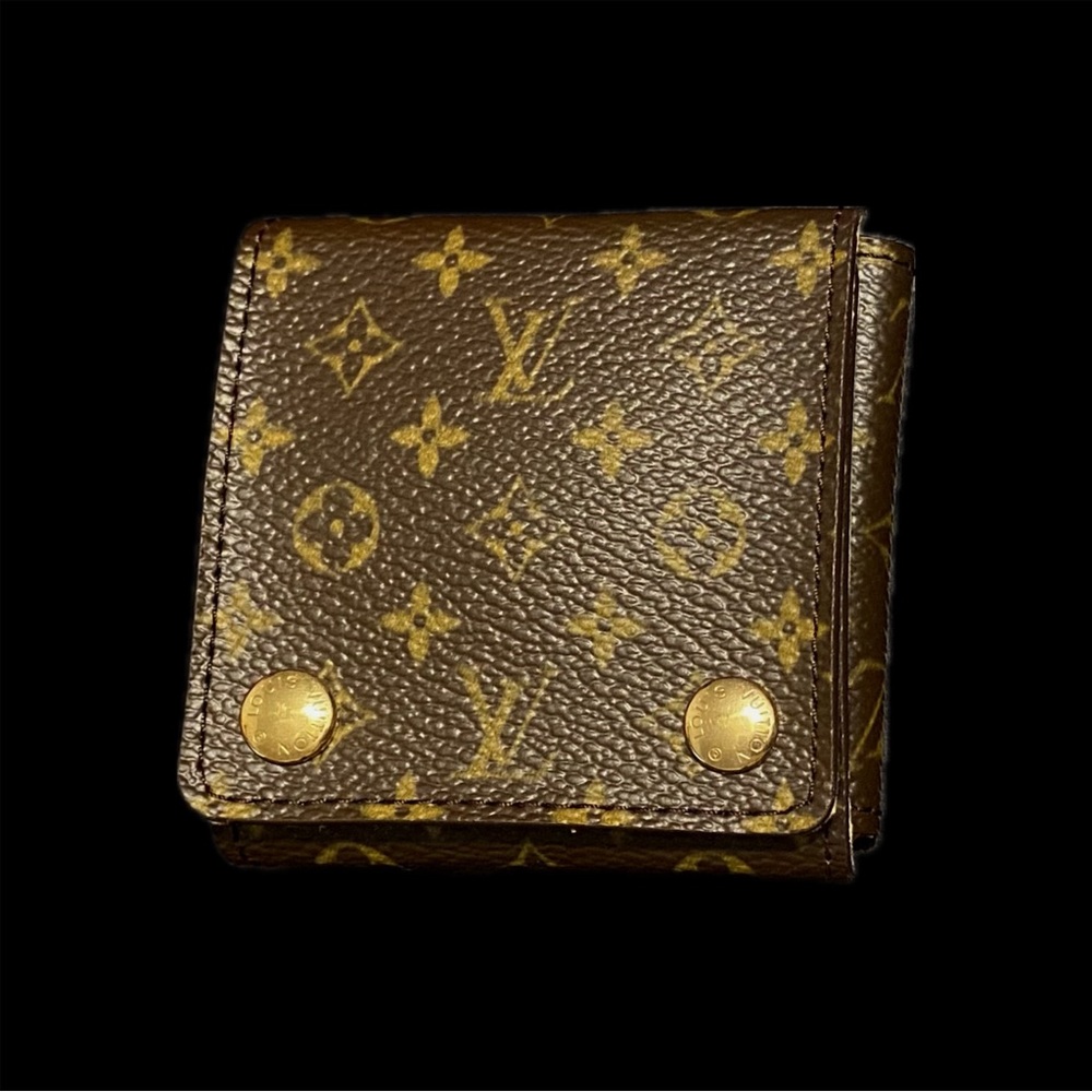 Authentic Louis Vuitton Monogram Mini Jewelry Holding Case